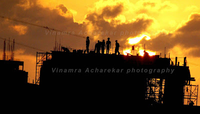 Construction work .. photo by Vinamra Acharekar - PRAHAAR