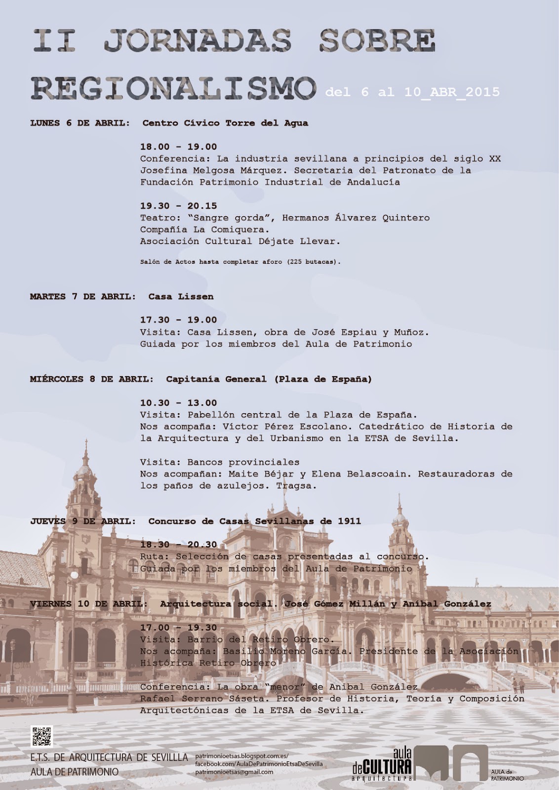 Aula de Patrimonio II Jornadas sobre Regionalismo