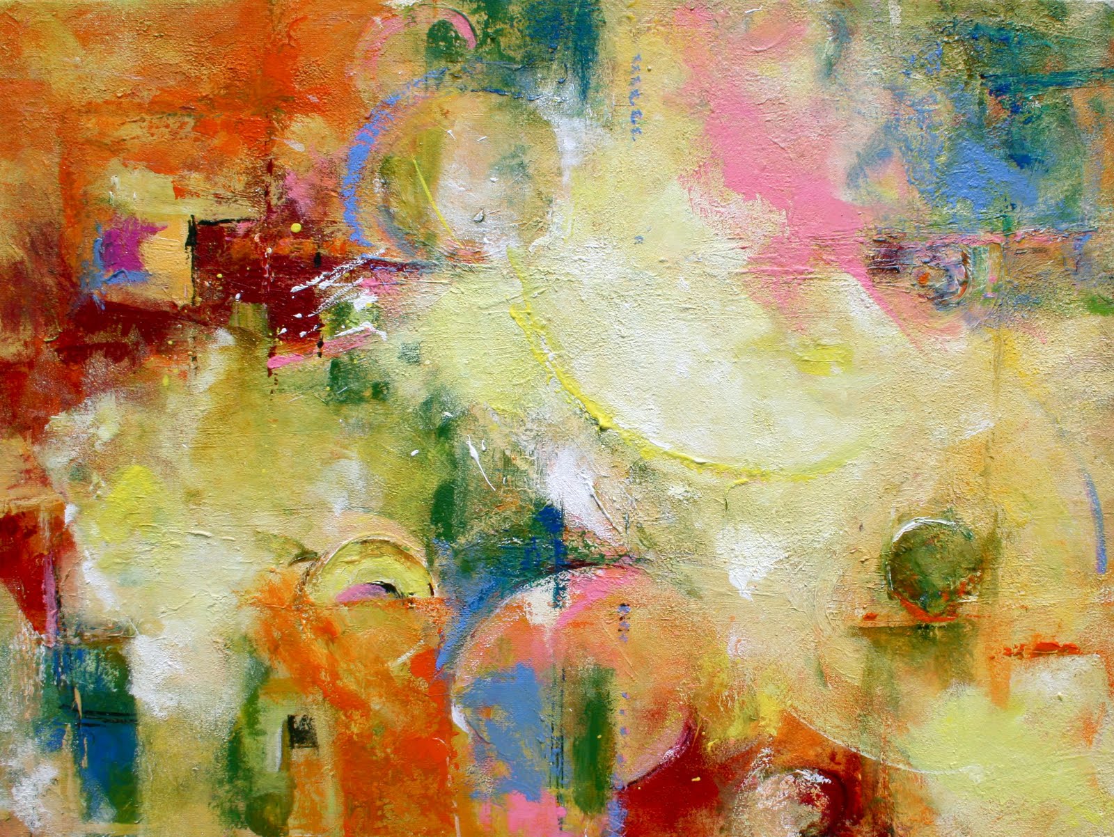 Elizabeth Chapman Art New Song Contemporary Expressionistic Abstract Painting Original Art Elizabeth Chapman