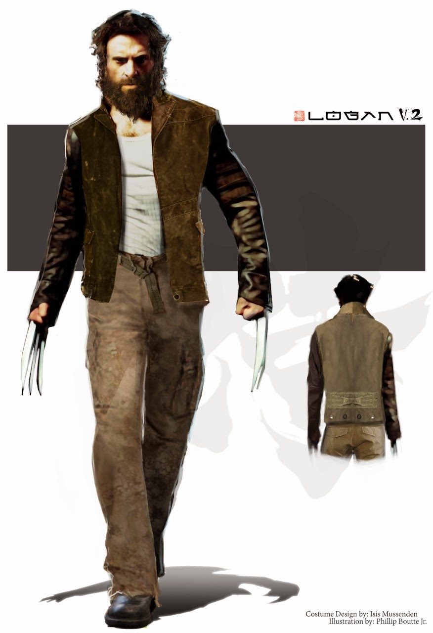 Exclusive THE WOLVERINE Costume Concept Art by Phillip Boutte Jr