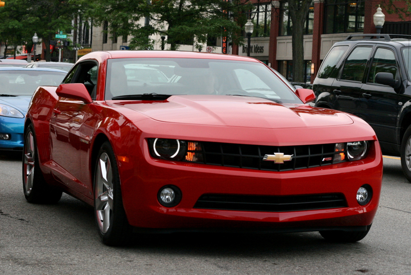 2010 Chevy Camaro Red while