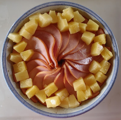 Christmas ham and pineapple by dearmissmermaid.com