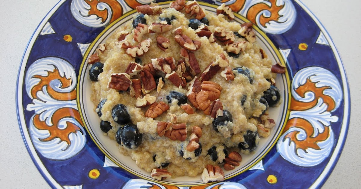 Lexi's Kitchen QUINOA PORRIDGE WITH BLUEBERRIES AND PECANS