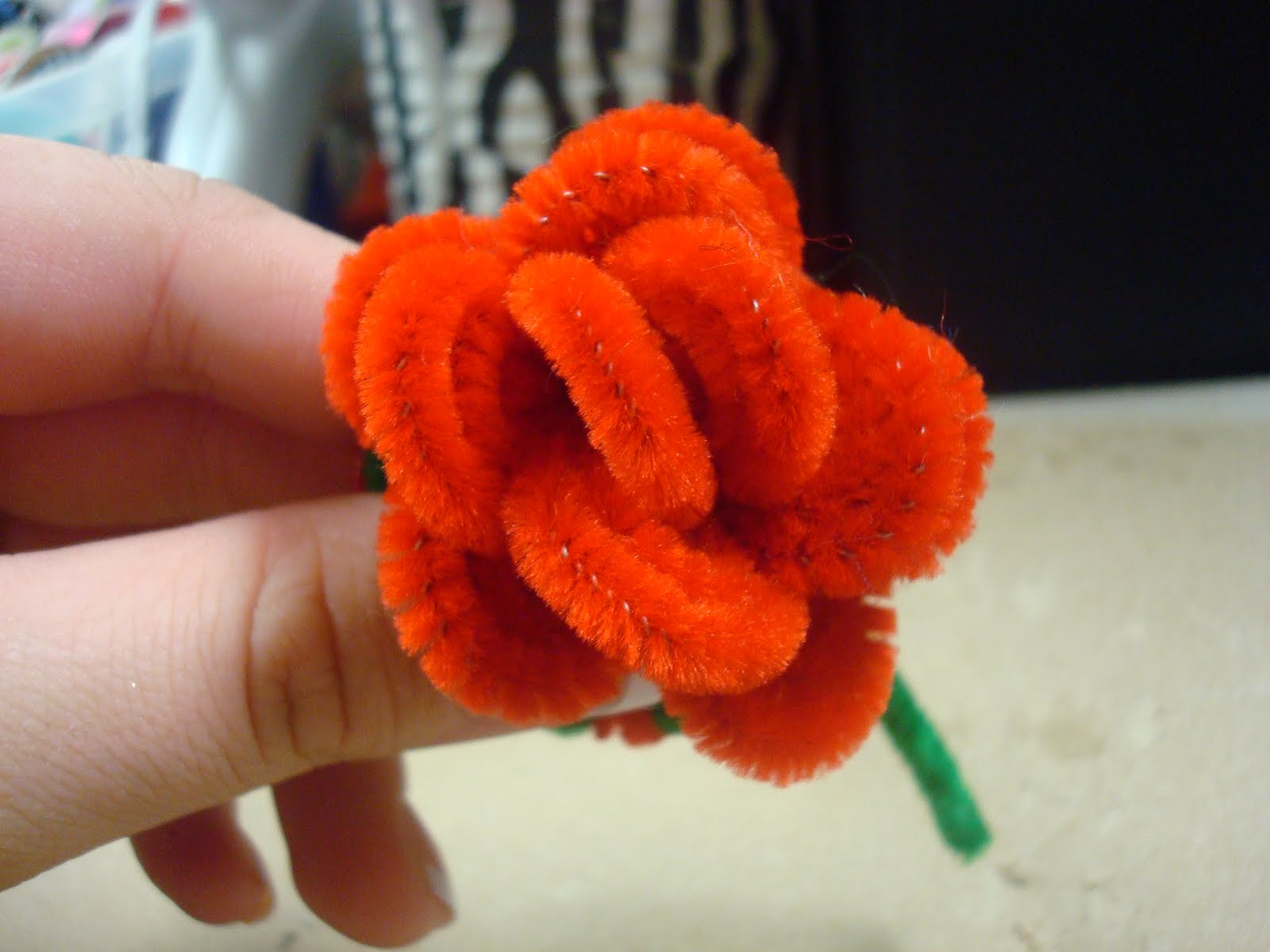 RingO Crafts Pipe Cleaner Rose Ring Tutorial