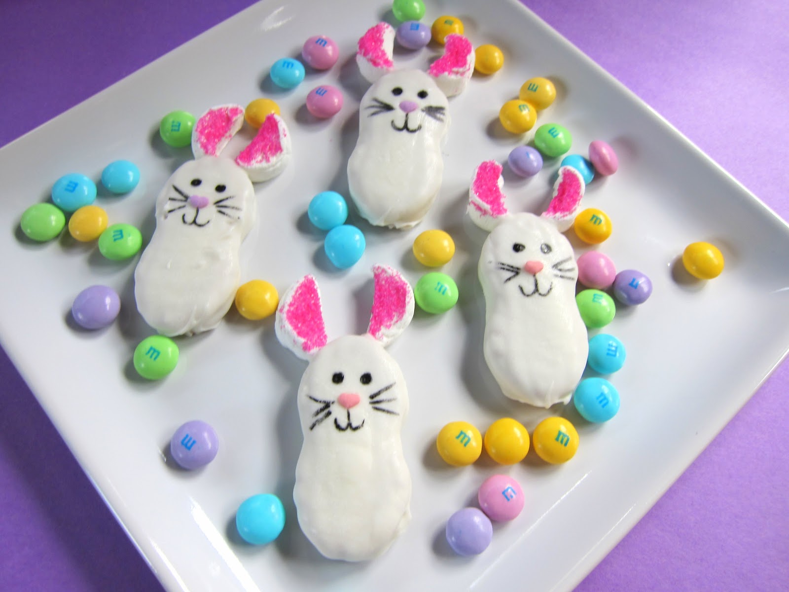 Preschool Crafts for Kids* Easter Bunny Nutter Butter Cookies Recipe
