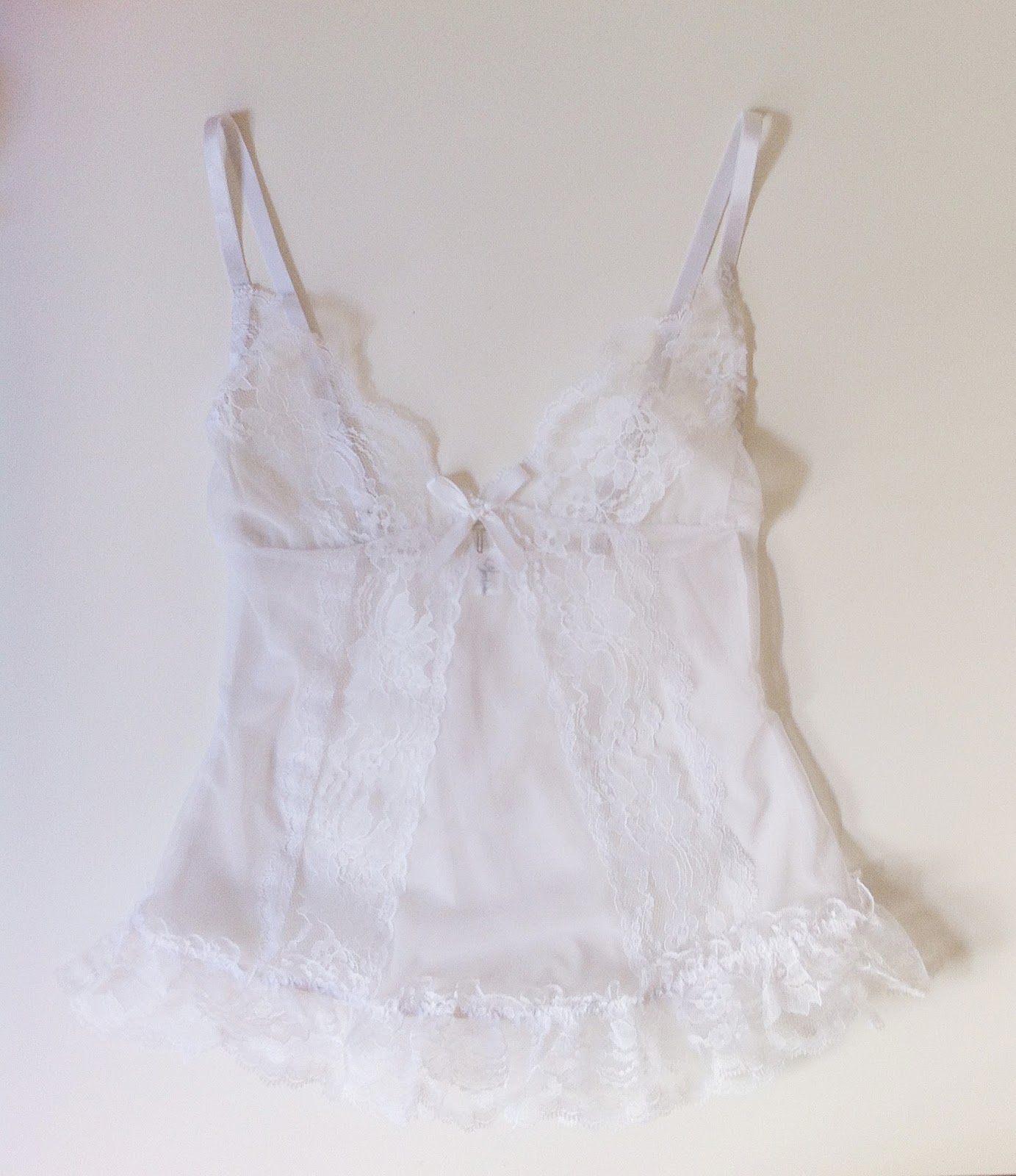 Fawn Lace Camisole - White