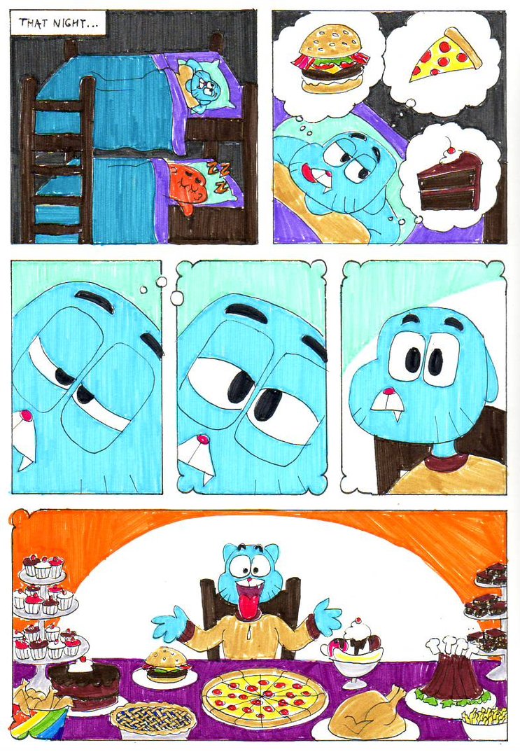 This is The amazing World of Gumball Fanart Comic called "Gumball&apos...