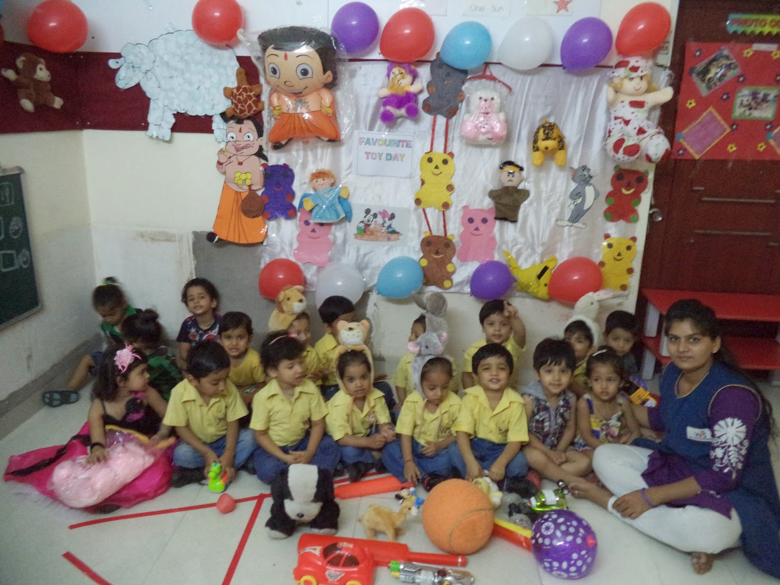 On the top of the World... Favourite Toy Day Nursery on April 17th