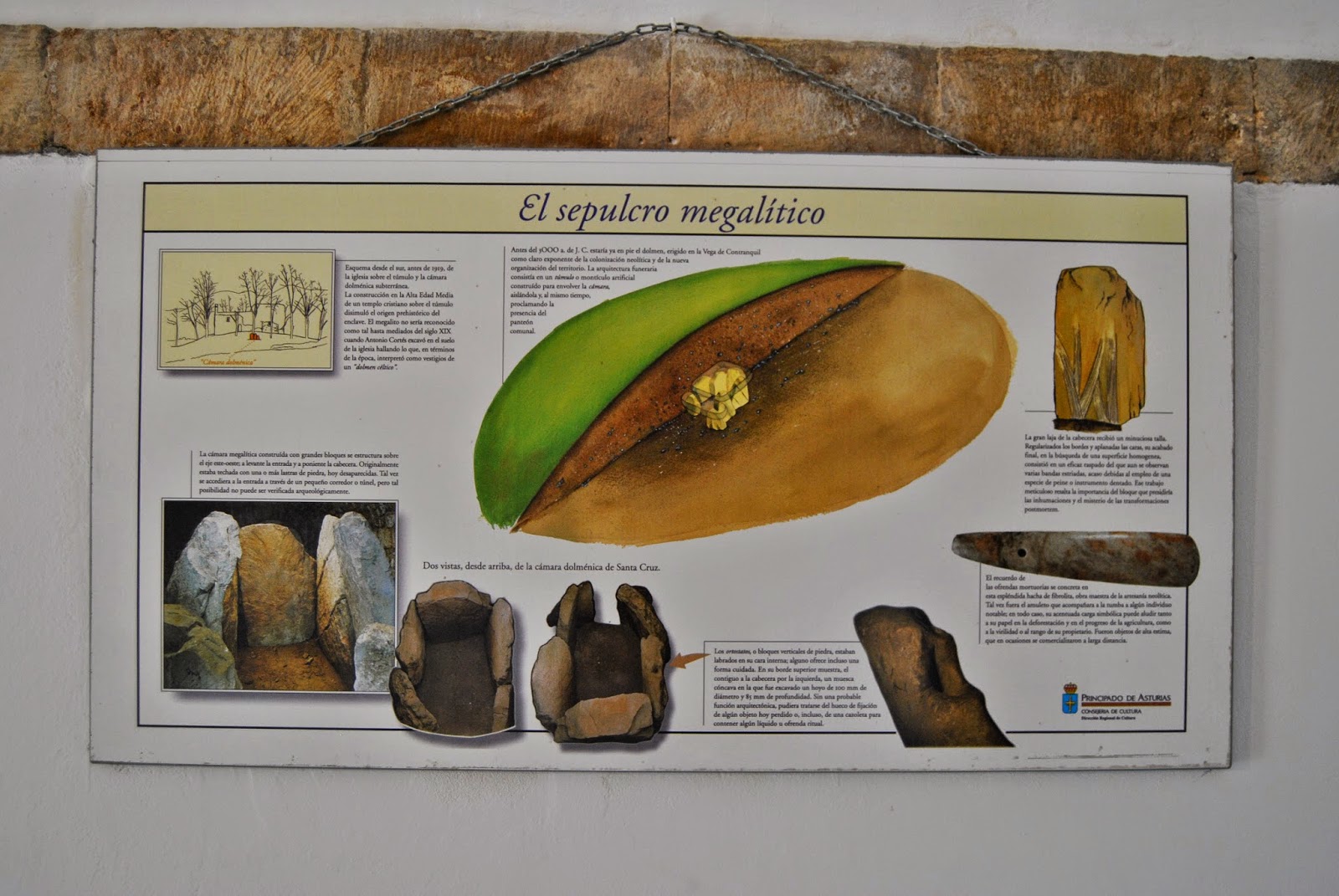 El Madreñazo Dolmen de Santa Cruz. Cangas de Onís.