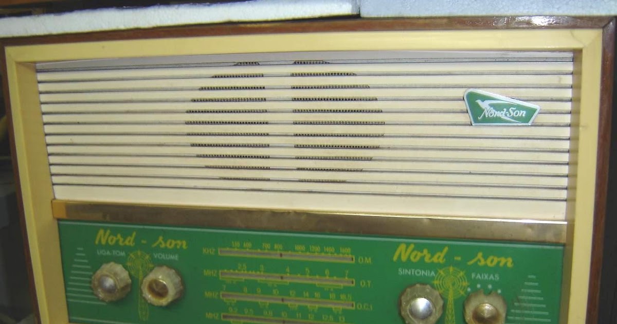 Videotran Museu de Rádios PY6ZL Zelito Lima! Rádio de Mesa Nord Son!