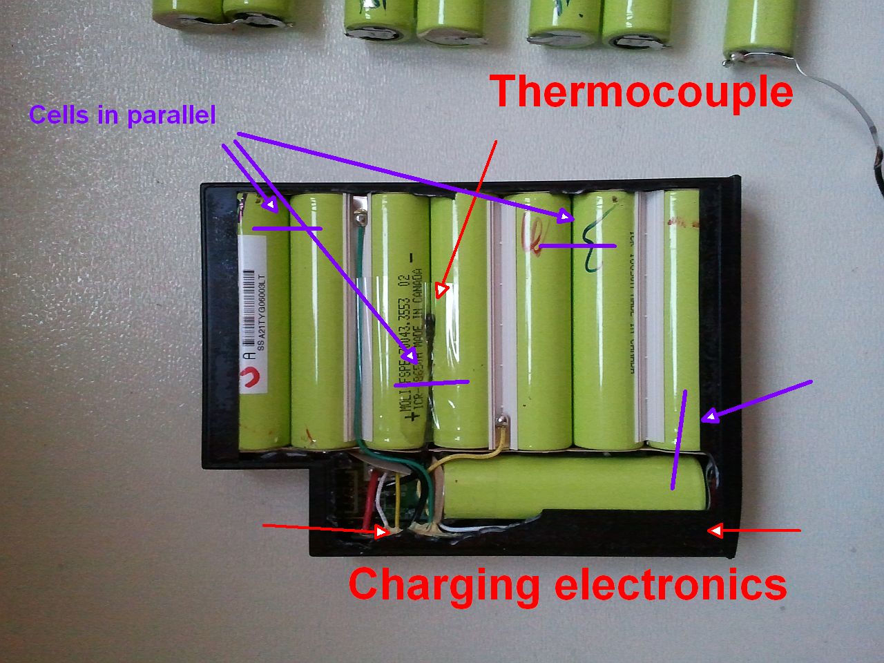 IK1ZYW Labs Anatomy of a laptop battery pack