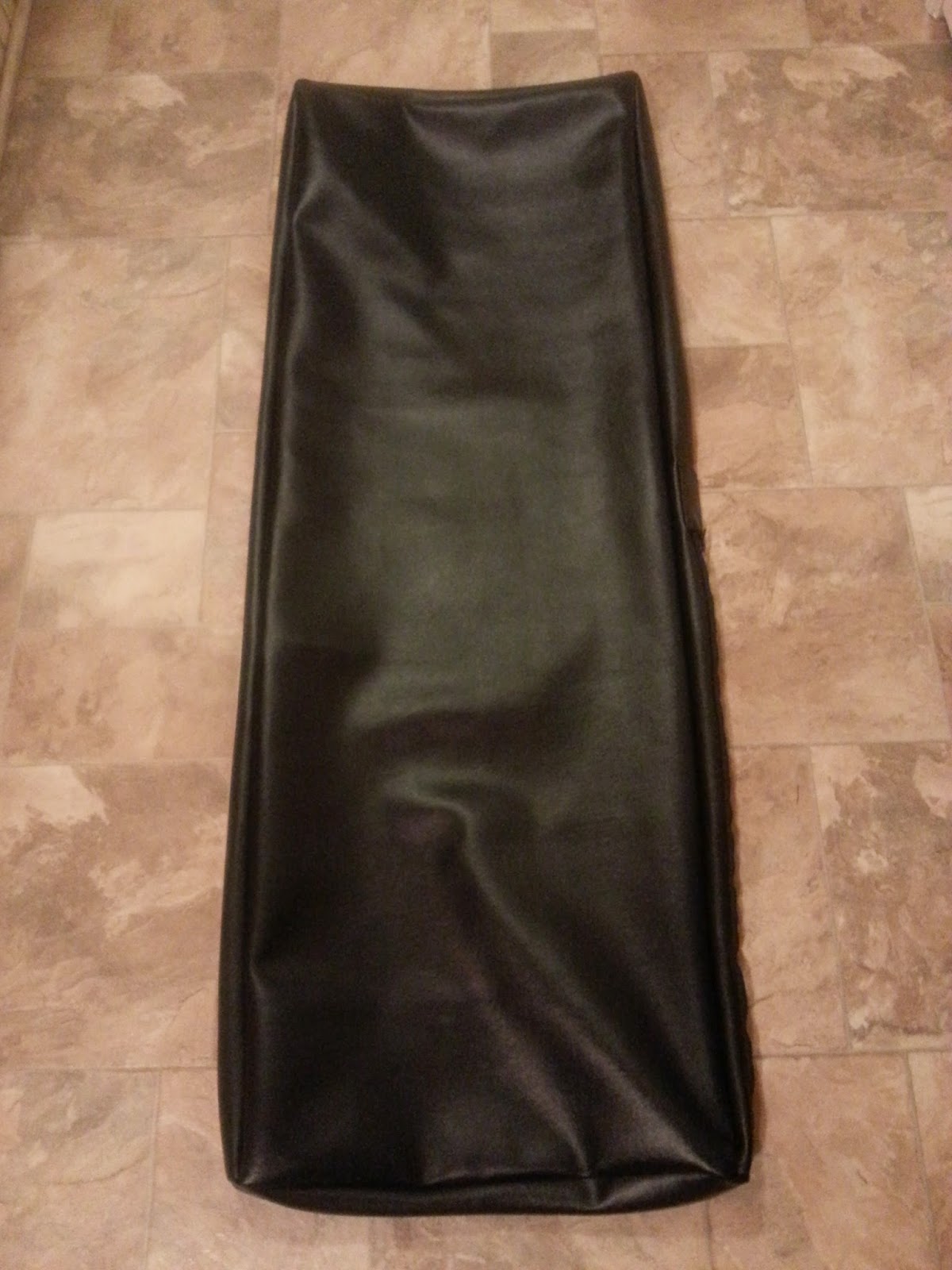 Good Times How to make leather covered Cushions for a Breakfast Nook