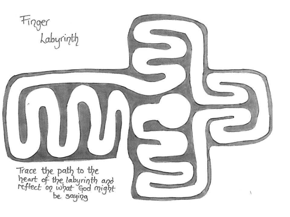 Flame: Creative Children&#39;s Ministry: Finger labyrinths