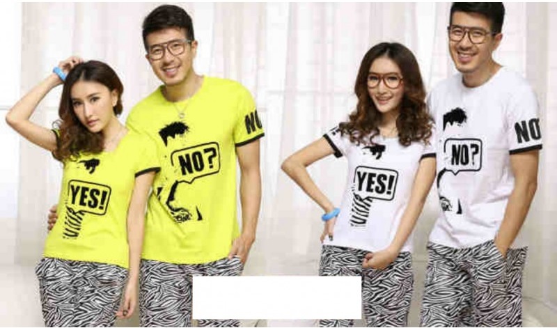 Jual Kaos Yes No Couple Online Murah di Jakarta Lengan Pendek Trendy Jual Kaos Yes No Couple Online Murah di Jakarta Lengan Pendek Trendy