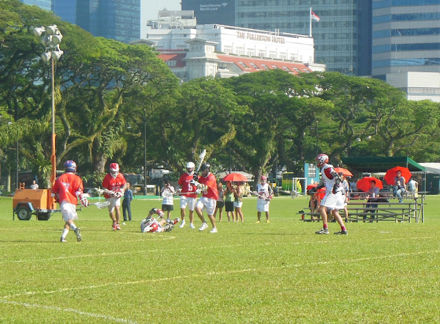 Lacrosse, Singapore Hong-Kong match, Padang, 20 April 2013, SLA, Brewerkz Lacrosse, Singapore Hong-Kong match, Padang, 20 April 2013, SLA, Brewerkz