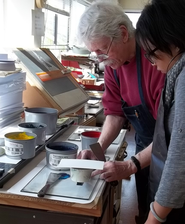 New Zealand Printmakers Studio Visit GTO Printers