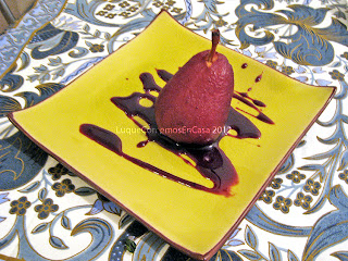 Peras Al Vino Tinto De Billie
