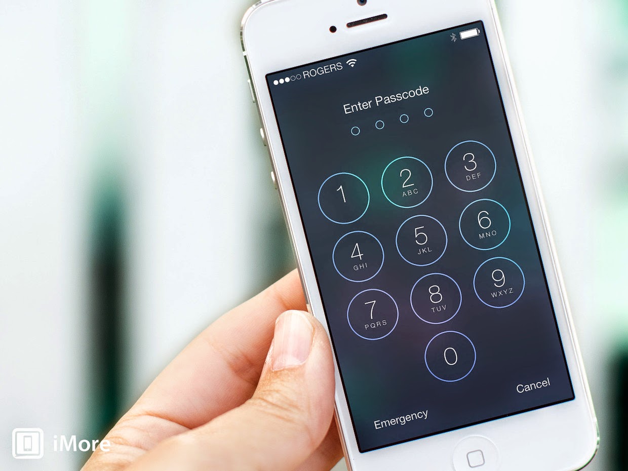 ios 7 passcode lock screen