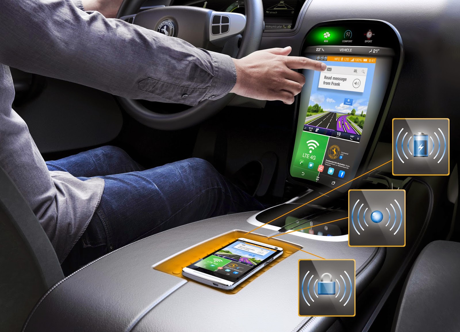 Sony présente un écran GPS multimédia pour voiture, permettant d'intégrer  CarPlay