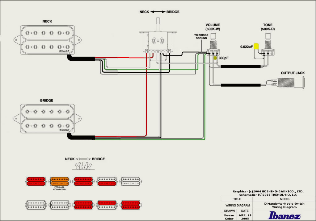 Koleksi Skema Wiring Diagram berbagai Gitar dan Sumber | Skema