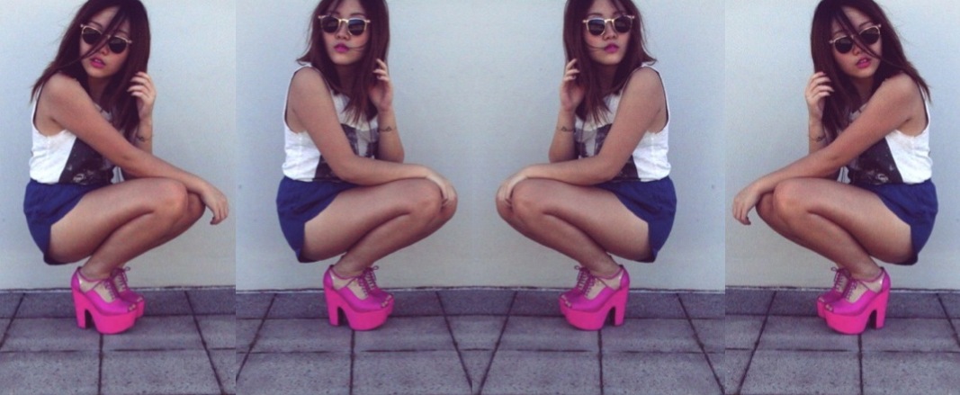 Jeffrey Campbell The Carter anthea's best hot pink wedge heels by jeffrey campbell