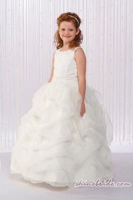 comunion alquiler corset ninas bordada confeccionado organza
