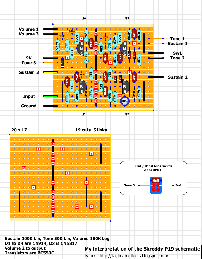 Guitar Fx Layouts Skreddy Pig Mine Diy Guitar Pedal Diy Guitar Amp Guitar