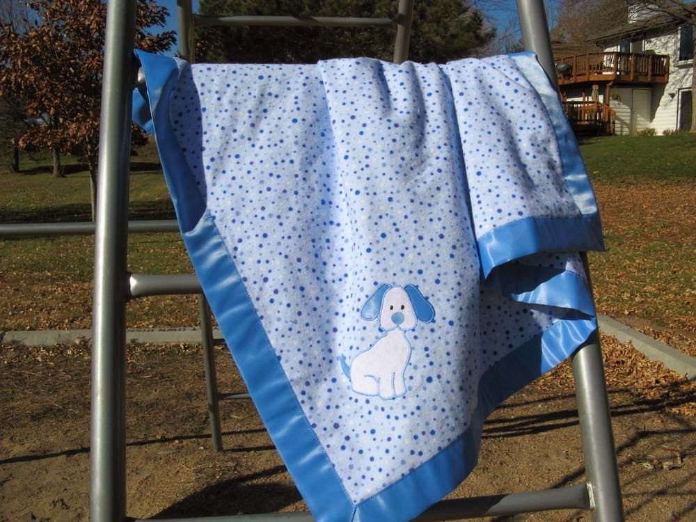 Stitching With 2 Strings Tutorial Satin Binding on a Baby Blanket