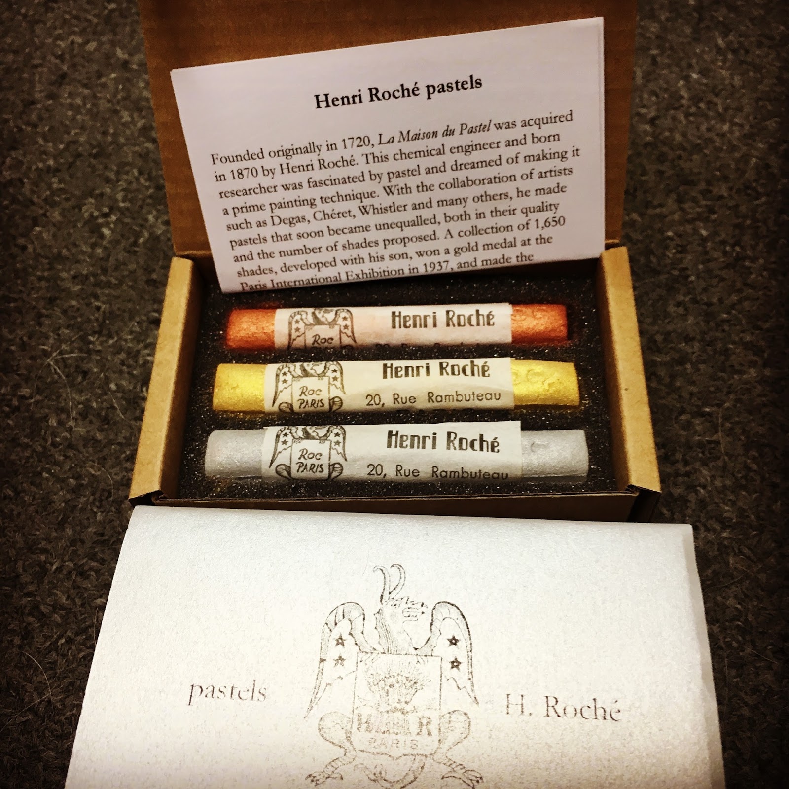 Painting My World Adding a Metallic Touch...with Henri Roche Pastels