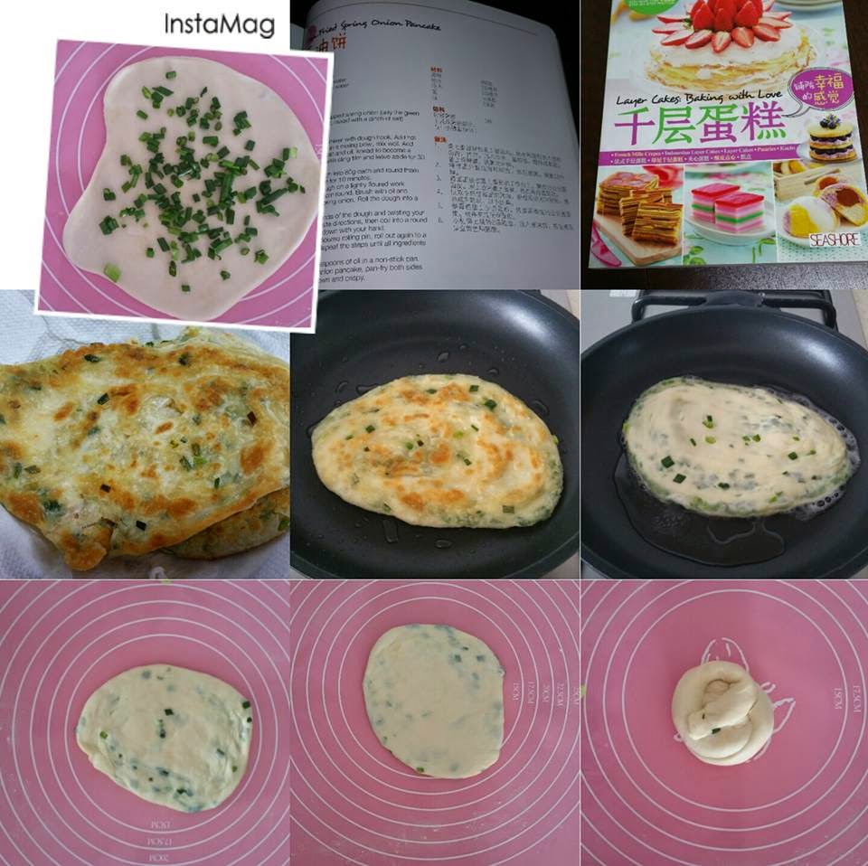 Panfried Spring Onion Pancake. by Jenny Lim Baking's Corner