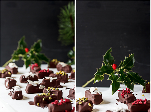 Amalie loves Denmark Weihnachtskonfekt mit Marzipan und Schokolade