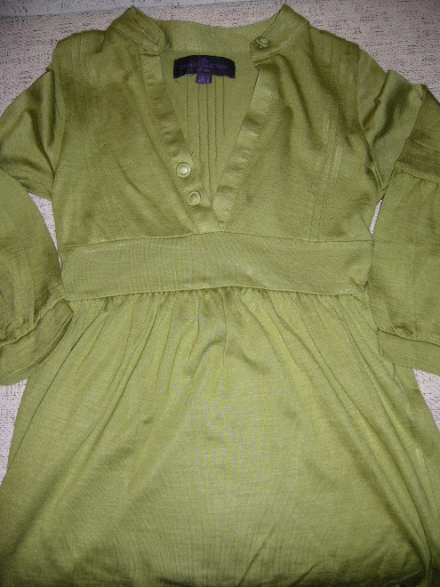 Camisola verde da ZARA - 5 arcas