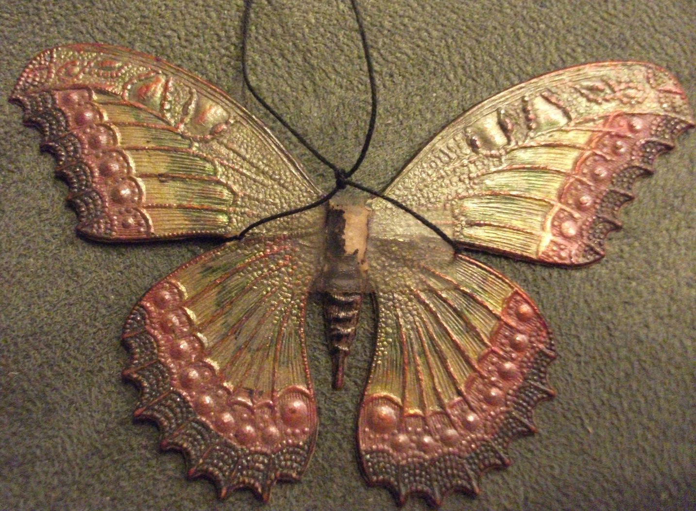 EKDuncan My Fanciful Muse Vintage Dresden and Pressed Cardboard Christmas Ornaments