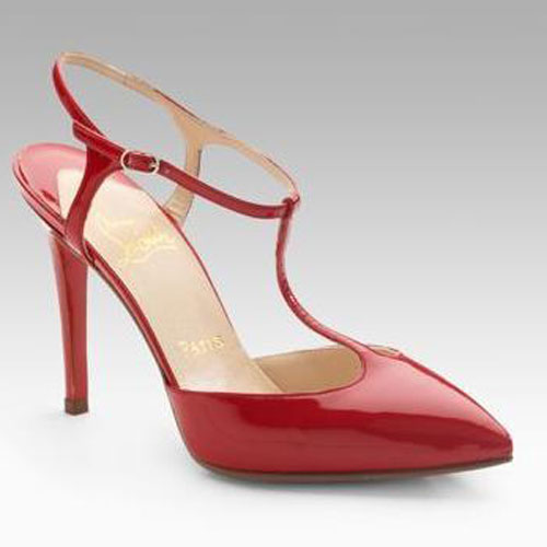 All About Forrest Gump: Christian Louboutin Red Patent Leather Sandals