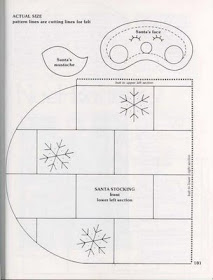 Bota de Papai Noel com PAP (DIY) e molde