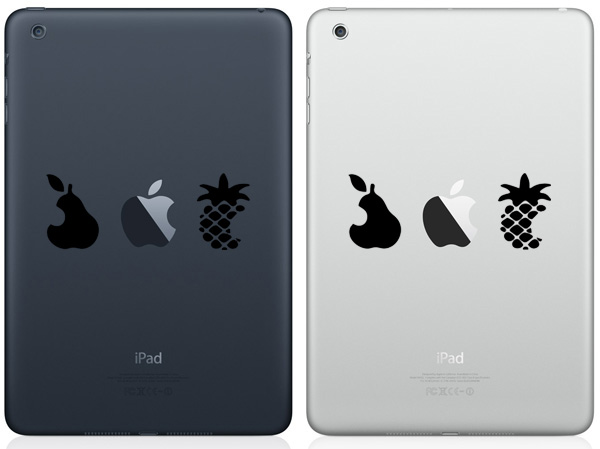 Pear, Apple & Pineapple iPad Mini Decals Pear, Apple & Pineapple iPad Mini Decals