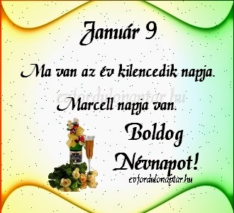 Marcell Január 9, Marcell névnap