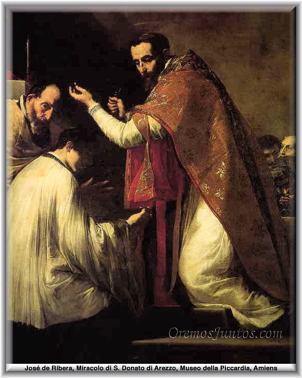 Vidas Santas San Donato de Arezzo, Obispo y Mártir