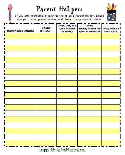 work sign in sheet template volunteering sheet