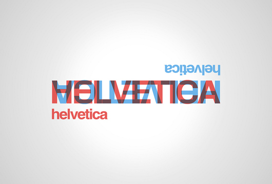 Helvetica Inspired Artworks