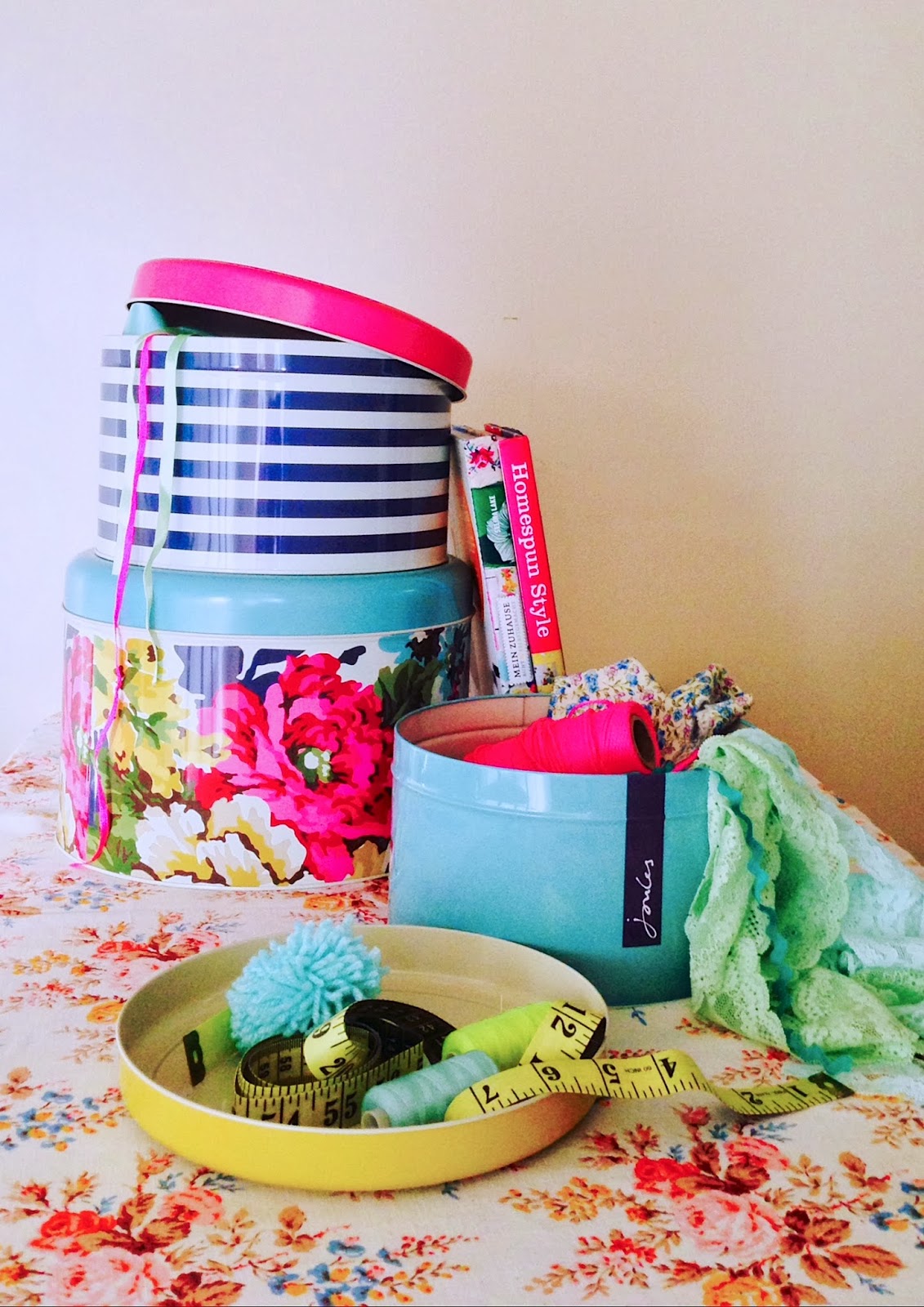 Selina Lake Joules Cake Tins Homespun Style!