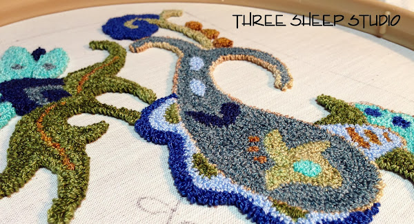 Punch Needle Embroidery - Three Sheep Studio