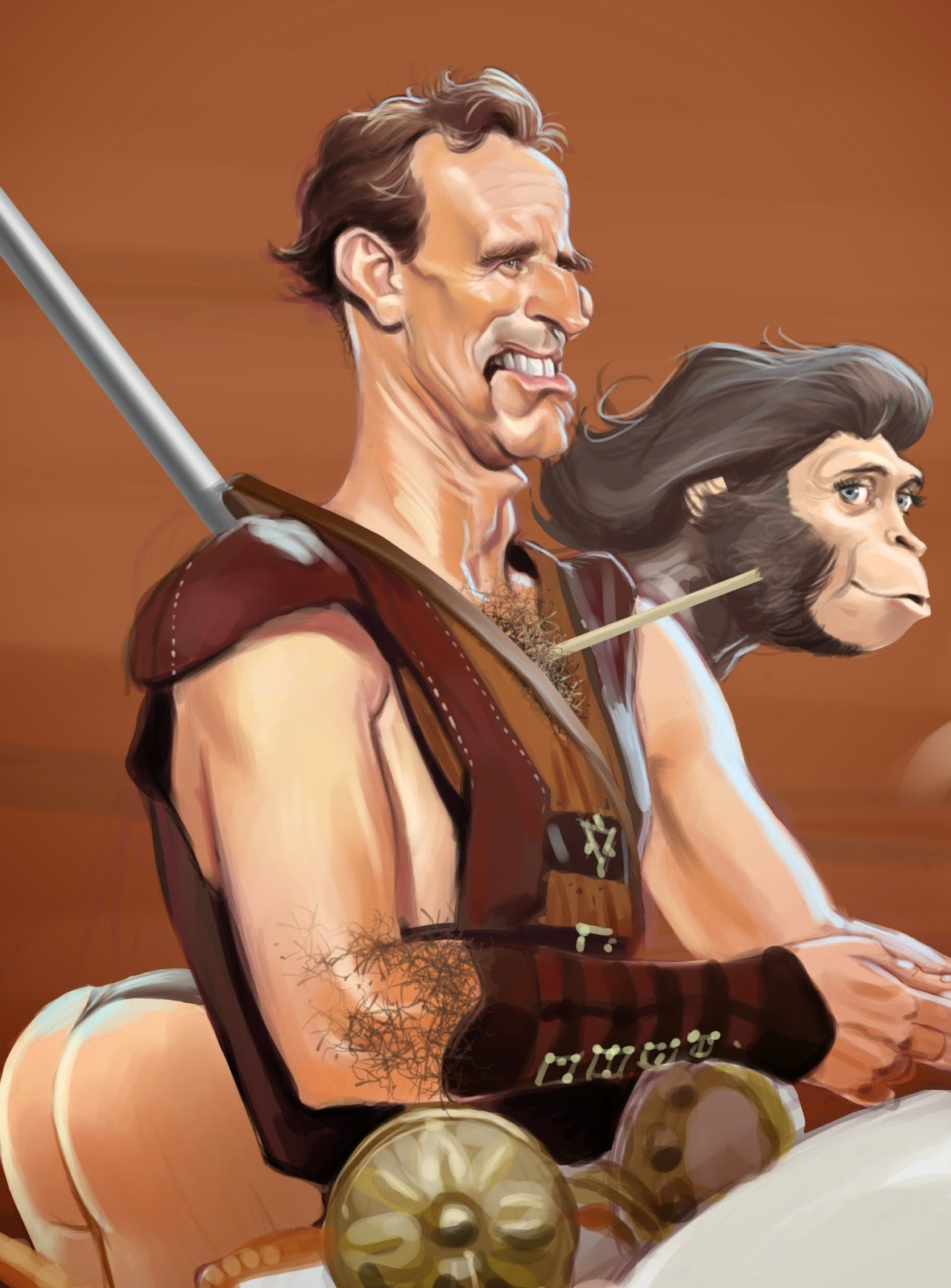 Art of Petry: Charlton Heston