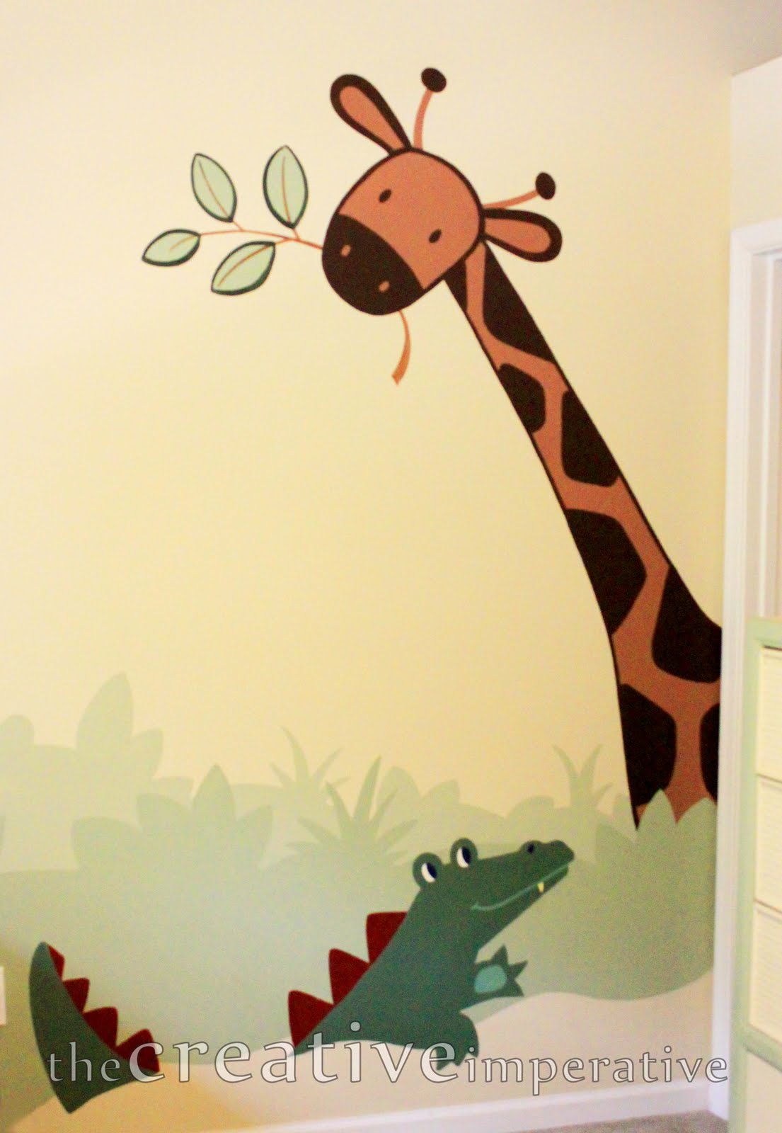 The Creative Imperative Simple Jungle Mural Some Tips and Tricks