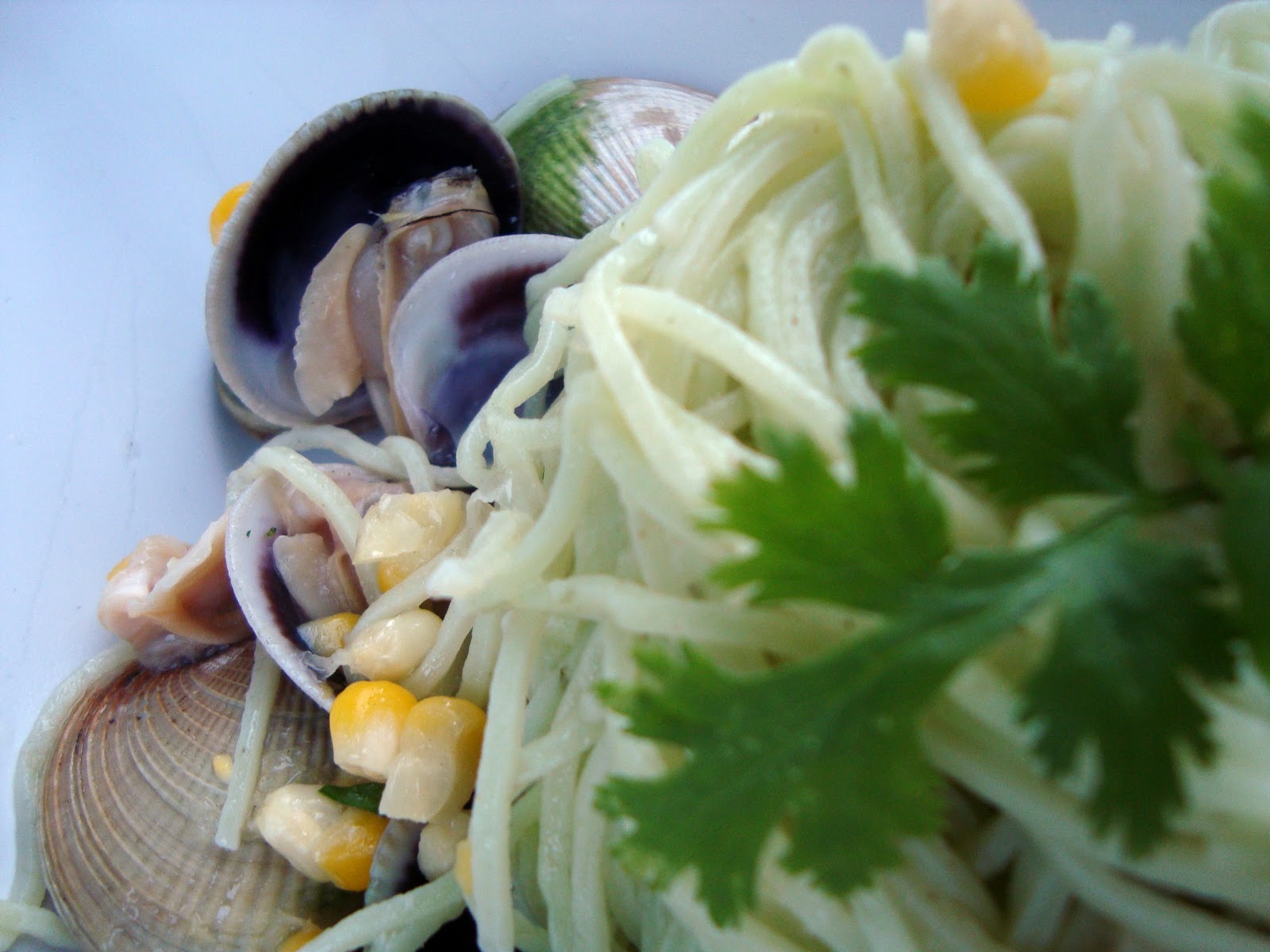 A Couple in the Kitchen Summer Corn and Cockles Pasta