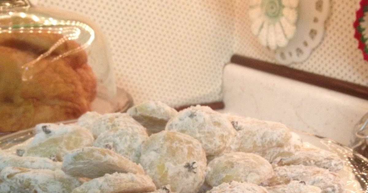 Joanna Greek Easter Clove Cookies Kourabiethes