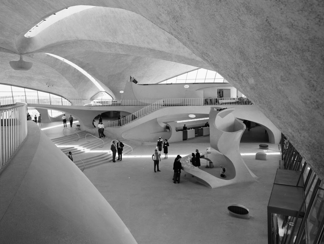 Terminal TWA Aeropuerto JFK en New York Eero Saarinen Planta