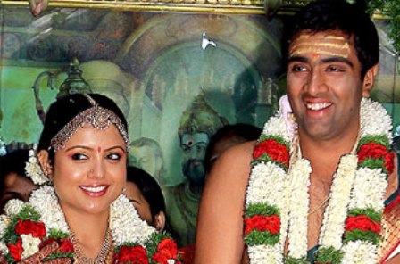 ashwin marriage cricketer ravichandran wife indian family wallpapers ceremony aggarwal neha posted preethi