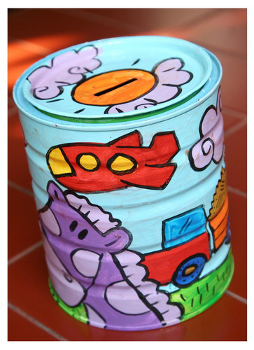 Cara Membuat Celengan dari Kaleng Bekas Terbaru - andriekriss