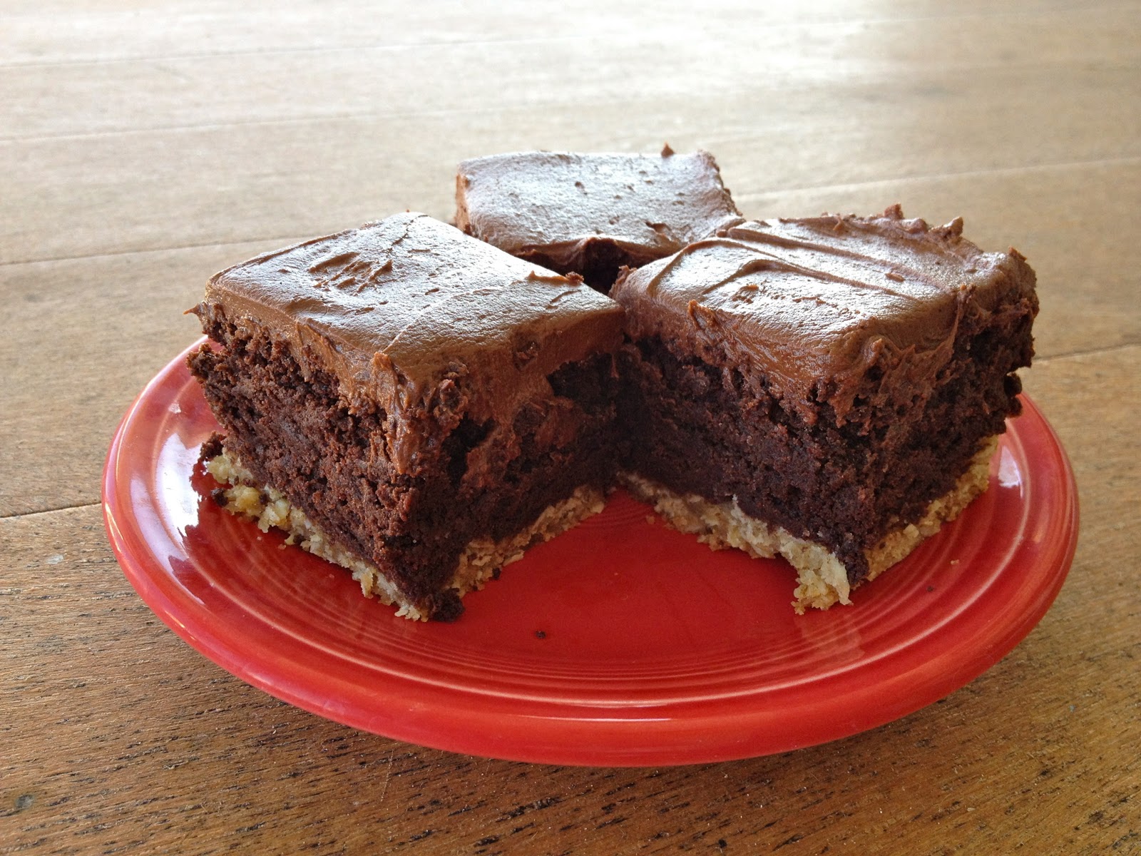 Blonde in the Kitchen Oatmeal CookieCrusted Brownies